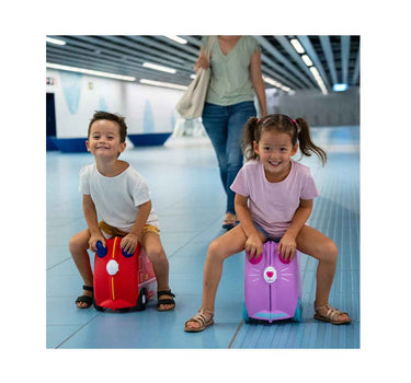 Trunki Glide Ride-On-Luggage-Frank the Firetruck