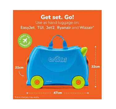 Trunki Glide Ride-On-Luggage-Terrance