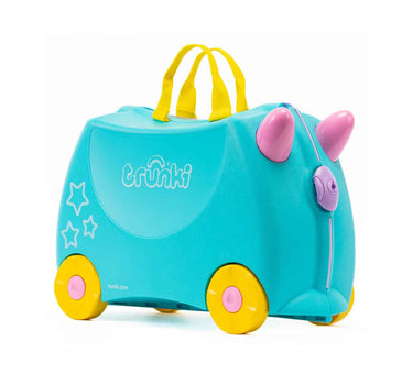 Trunki Glide Ride-On-Luggage-Una the Unicorn