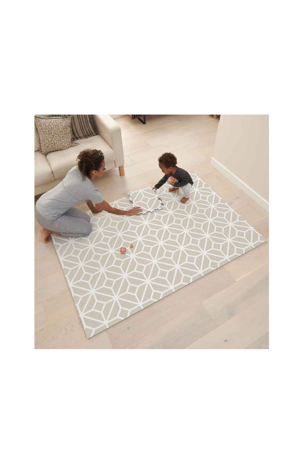 Tutti Bambini Playmat Puzzle Tiles White Sand
