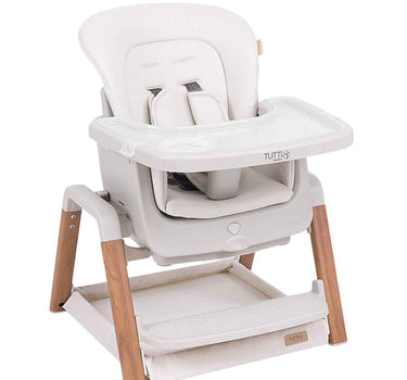 Tutti Bambini Nova Highchair Scandinavian Walnut Ecru