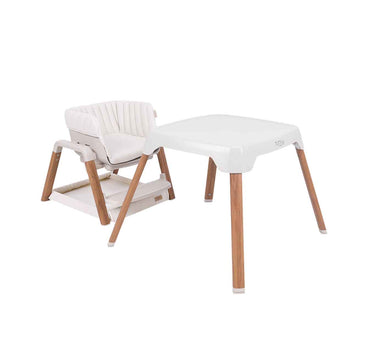 Tutti Bambini Nova Highchair Scandinavian Walnut Ecru