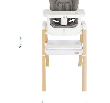 Tutti Bambini Nova Highchair Scandinavian Walnut Ecru