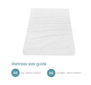 Tutti Bambini Foam Cot Bed Mattress 140cm x 70cm