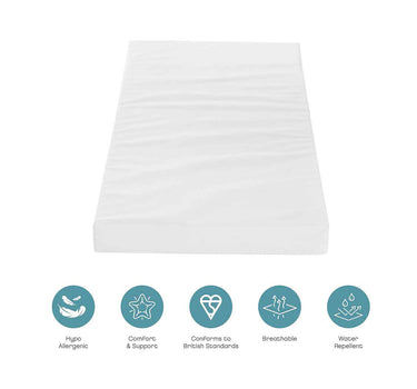 Tutti Bambini Foam Cot Bed Mattress 140cm x 70cm