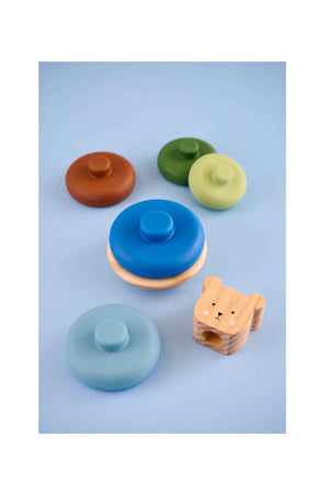 Jabadabado Stacking Toy Teddy Silicone