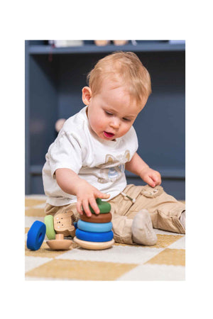 Jabadabado Stacking Toy Teddy Silicone