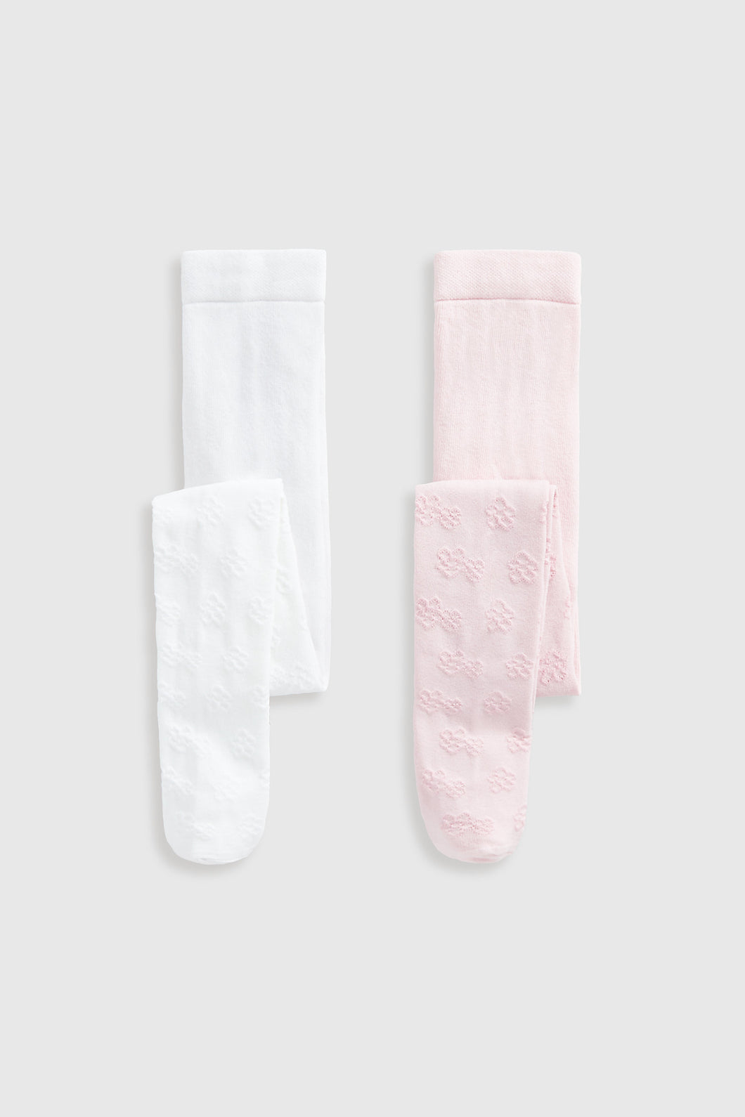 Mothercare Patterned Tights - 2 Pack
