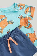 Load image into Gallery viewer, Mothercare Crab T-Shirt and Shorts Set
