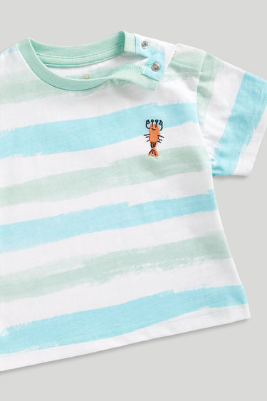 Mothercare Striped Lobster T-Shirt