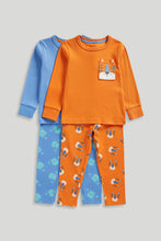 Load image into Gallery viewer, Mothercare 2 Pack Ribbed Animal Pyjamas
