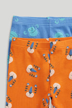 Load image into Gallery viewer, Mothercare 2 Pack Ribbed Animal Pyjamas
