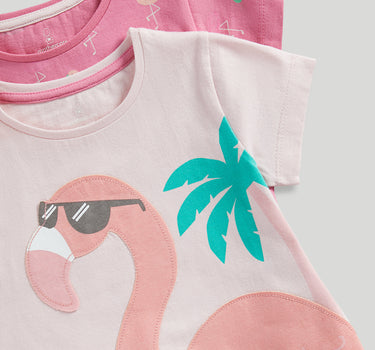 Mothercare 2 Pack Flamingo Pyjamas