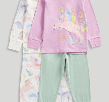 Mothercare 2 Pack Party Horse Pyjamas