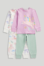 Load image into Gallery viewer, Mothercare 2 Pack Party Horse Pyjamas
