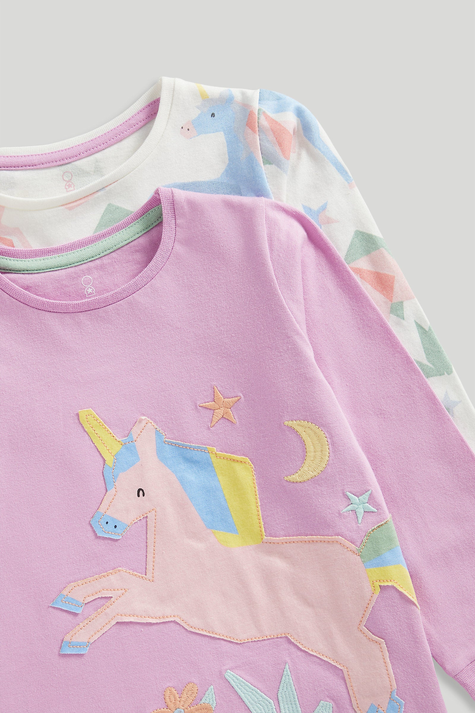 Mothercare 2 Pack Party Horse Pyjamas
