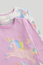Load image into Gallery viewer, Mothercare 2 Pack Party Horse Pyjamas
