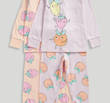 Mothercare 2 Pack Fruit Pyjamas