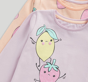Mothercare 2 Pack Fruit Pyjamas