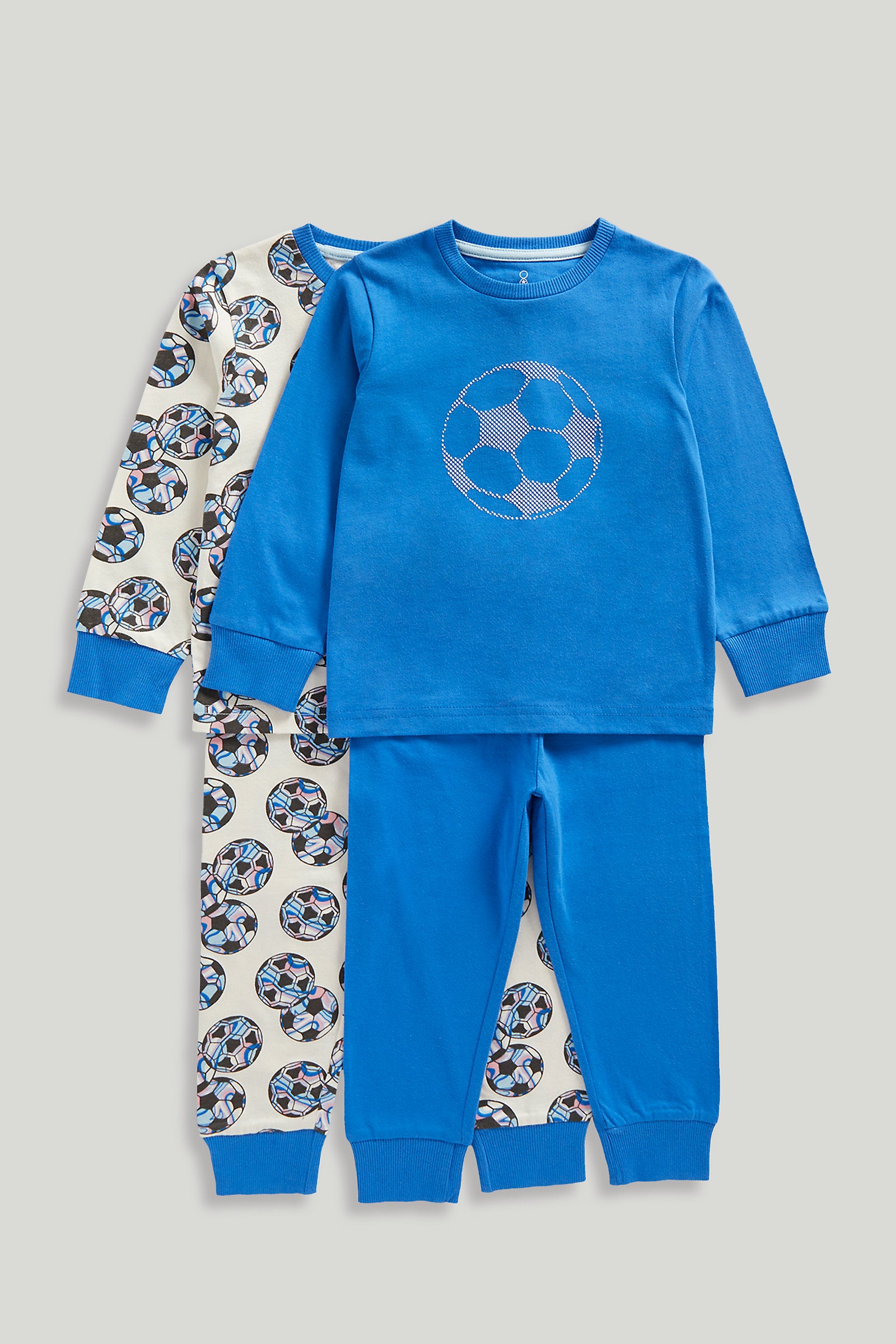 Mothercare 2 Pack Football Pyjamas