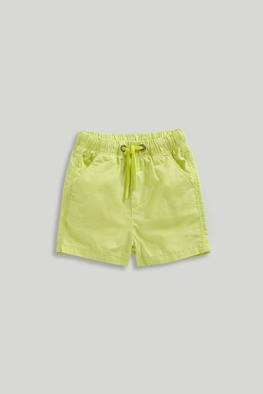 Mothercare Lime Pull-On Shorts