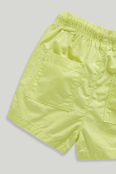 Mothercare Lime Pull-On Shorts