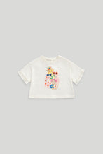 Load image into Gallery viewer, Mothercare Cream Cat T-Shirt
