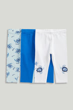 Load image into Gallery viewer, Mothercare 3 Pack Turtle Cropped Leggings

