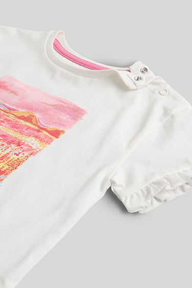 Mothercare White Sunset T-Shirt