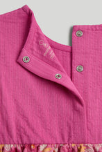 Load image into Gallery viewer, Mothercare Pink Cotton Twofer Dress
