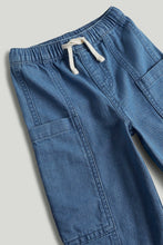 Load image into Gallery viewer, Mothercare Wide-Leg Denim Cargo Jeans
