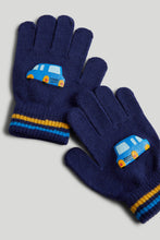 Load image into Gallery viewer, Mothercare Navy Car Gloves
