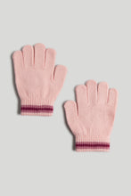 Load image into Gallery viewer, Mothercare Pink Flower Gloves
