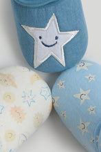 Load image into Gallery viewer, Mothercare 3 Pack Planets Sock-Top Booties
