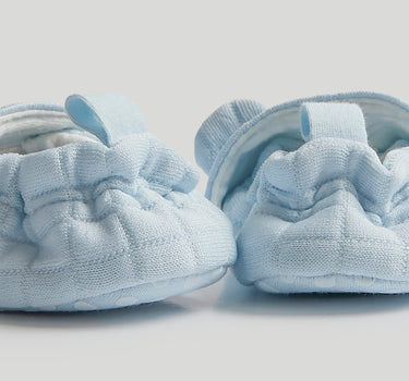 Mothercare Blue Bear Baby Slippers