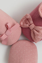 Load image into Gallery viewer, Mothercare 3 Pack Pink Sock-Top Booties
