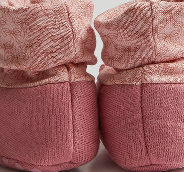 Mothercare 3 Pack Pink Sock-Top Booties