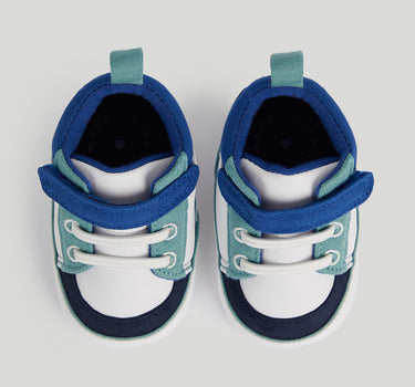 Mothercare Blue Star Hi-Top Pram Trainers