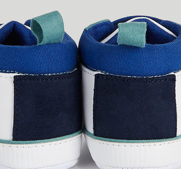 Mothercare Blue Star Hi-Top Pram Trainers