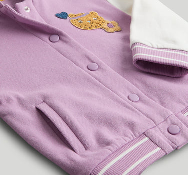 Mothercare Lilac Varsity Jacket