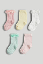 Load image into Gallery viewer, Mothercare 5 Pack Frilly Baby Socks
