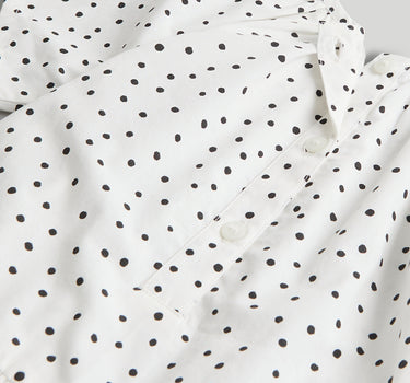 Mothercare White Spotty Cotton Dress