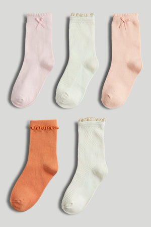 Mothercare 5 Pack Floral Socks