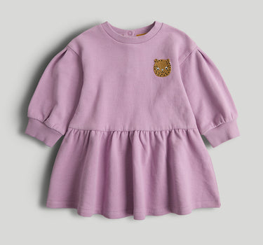 Mothercare Lilac Leopard Sweatshirt Dress