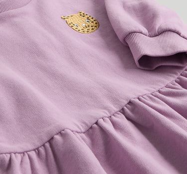 Mothercare Lilac Leopard Sweatshirt Dress