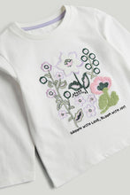 Load image into Gallery viewer, Mothercare White Flower T-Shirt
