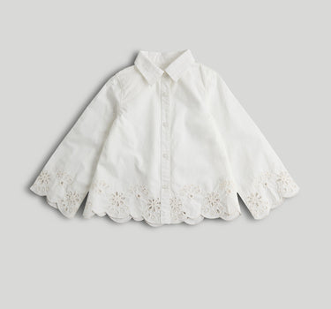 Mothercare White Broderie Blouse