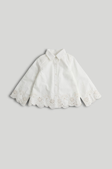 Mothercare White Broderie Blouse