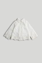 Load image into Gallery viewer, Mothercare White Broderie Blouse
