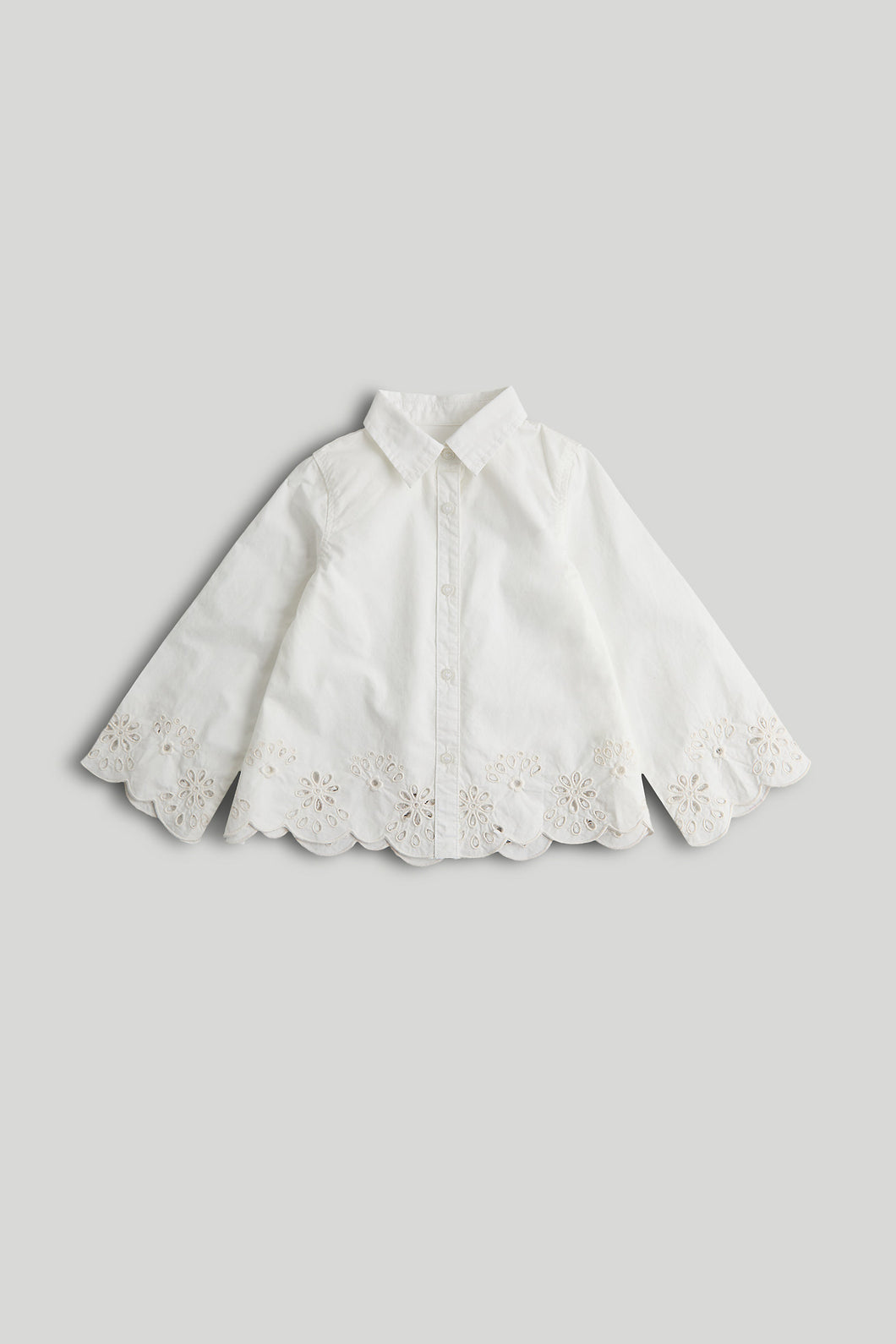 Mothercare White Broderie Blouse